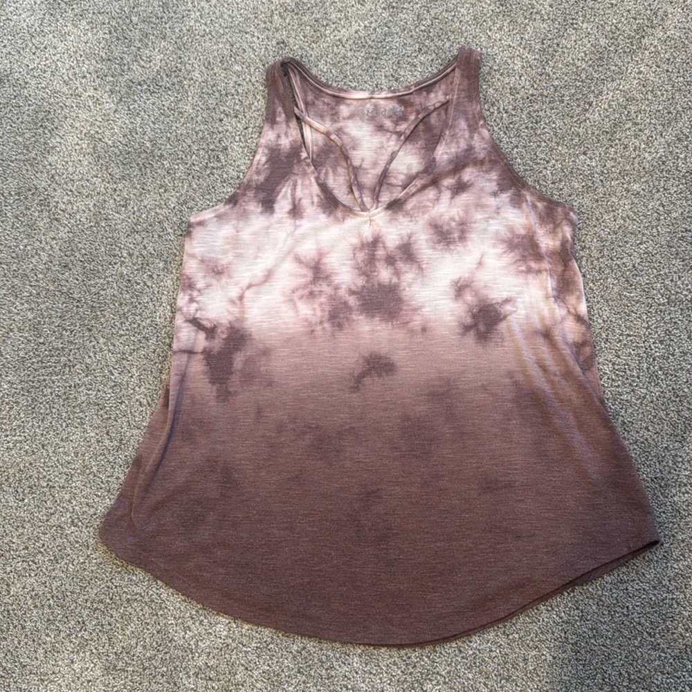 Mudd Racerback Tie Dye Tank Top